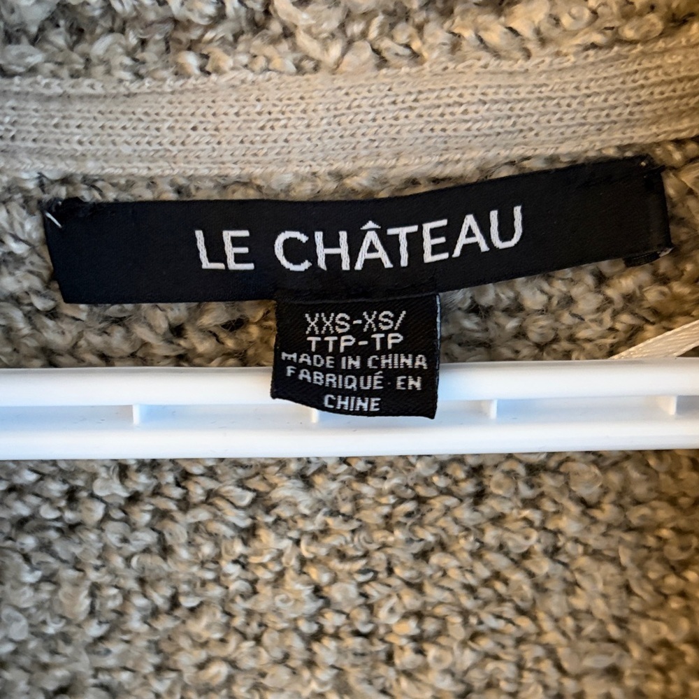LE CHATEAU Vintage Open-Front Duster Cardigan size XS - Picture 4 of 8